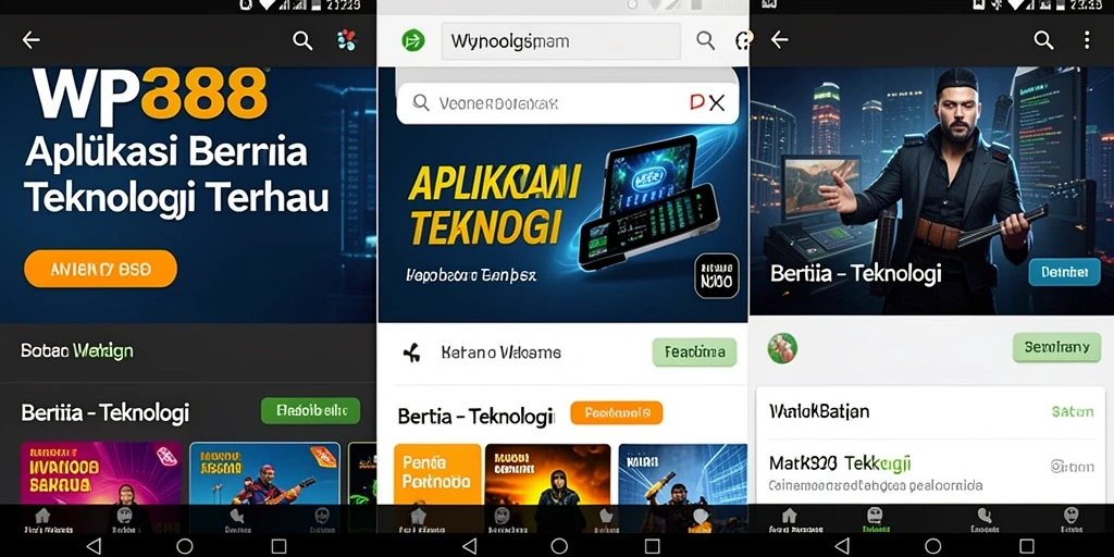 Antarmuka WP888 yang modern dan intuitif.