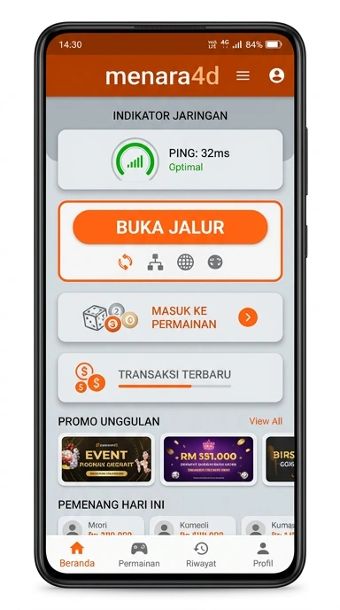 Tampilan link alternatif menara4d